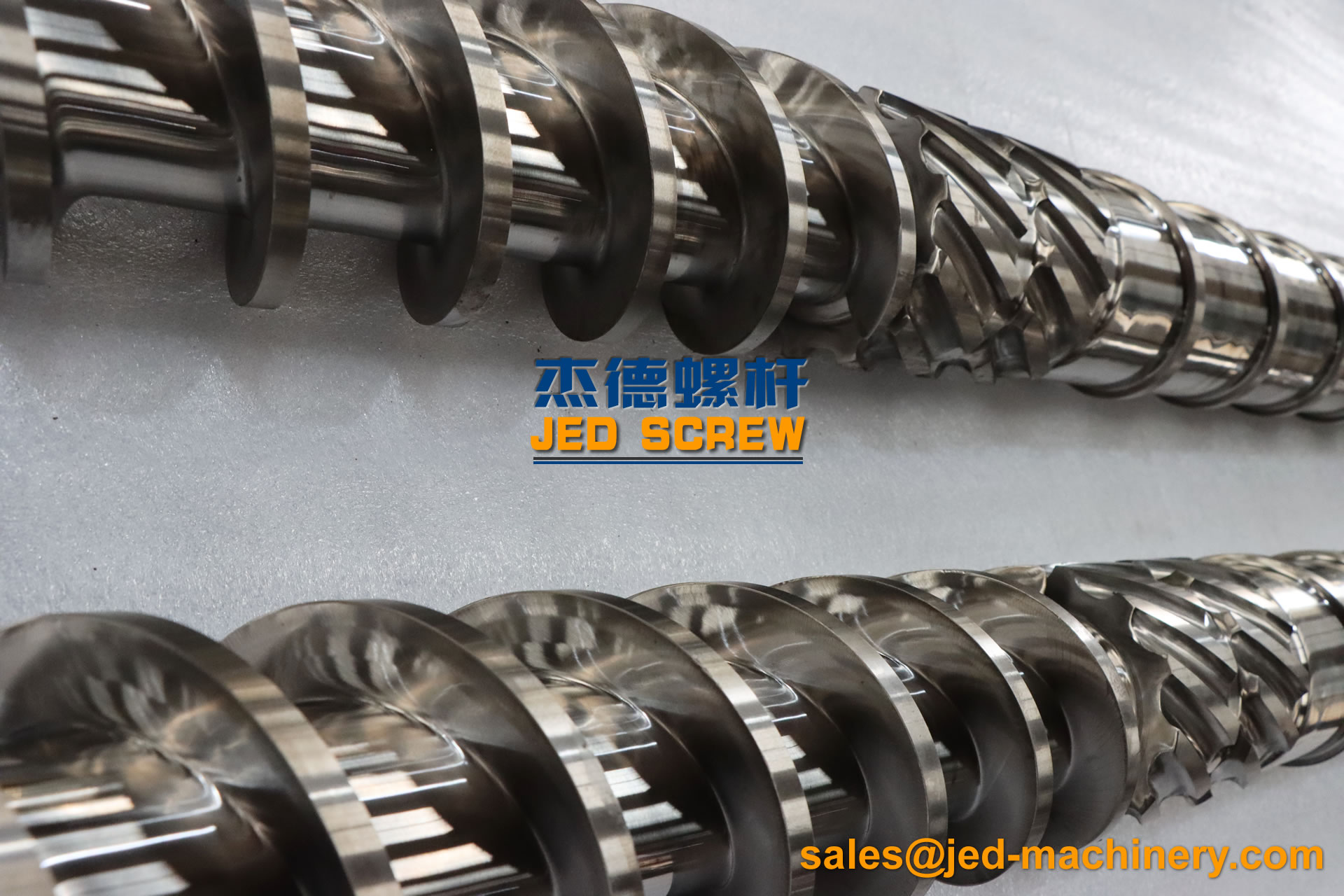 塑料擠出機(jī)螺桿和機(jī)筒的損壞原因及修復(fù)方法-舟山市杰德機(jī)械有限公司，擠出機(jī)螺桿，注塑機(jī)螺桿，舟山螺桿，螺桿廠